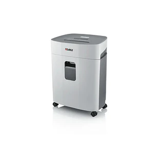 Dahle PaperSAFE 260 Destructora de Papel Manual Corte en Particulas P-4 - Destruye hasta 12 Hojas - Papelera de 25L - Con Ruedas - Apta para Papel, Ta