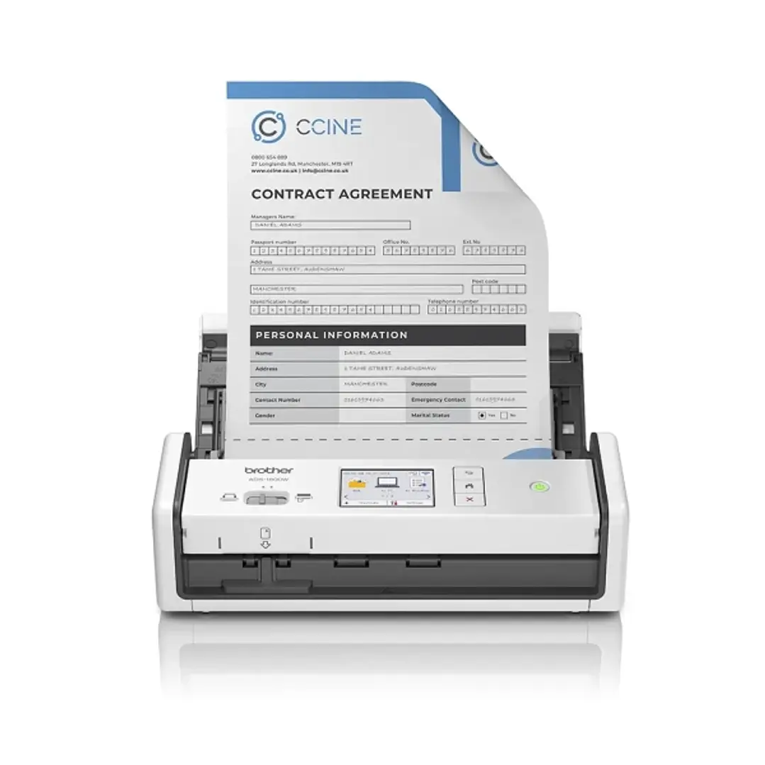 Brother ADS1800W Escaner Documental WiFi Duplex - Hasta 30ppm - Alimentador Automatico 1
