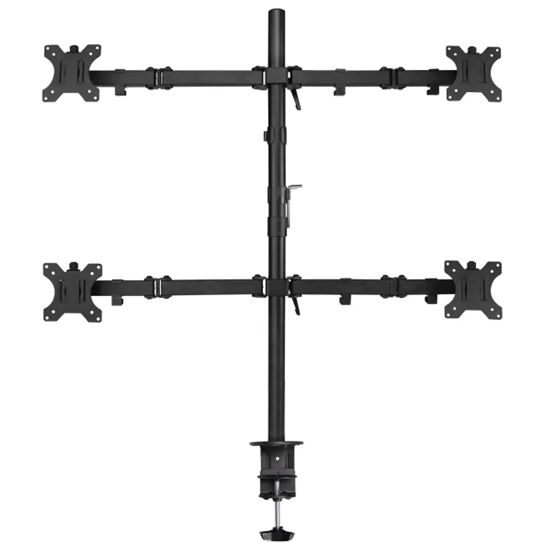 Ewent EW1514 Soporte de Mesa con Brazo Articulado para 4 Monitores de 10