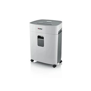 Dahle PaperSAFE 380 Destructora de Papel Manual Corte en Particulas P-4 - Destruye hasta 15 Hojas - Papelera de 25L - Con Ruedas - Apta para Papel, Ta