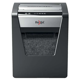 Rexel Momentum X415 Destructora de Papel Manual Corte en Confeti P-4 - Destruye hasta 15 Hojas a la Vez - Capacidad de la Papelera 23L - Color Gris