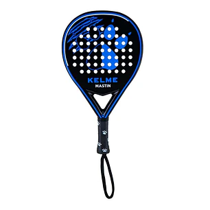 Kelme Mastin Pala de Padel - Forma Mixta - Marco y Cara 100% Fibra de Vidrio - Nucleo Goma Eva