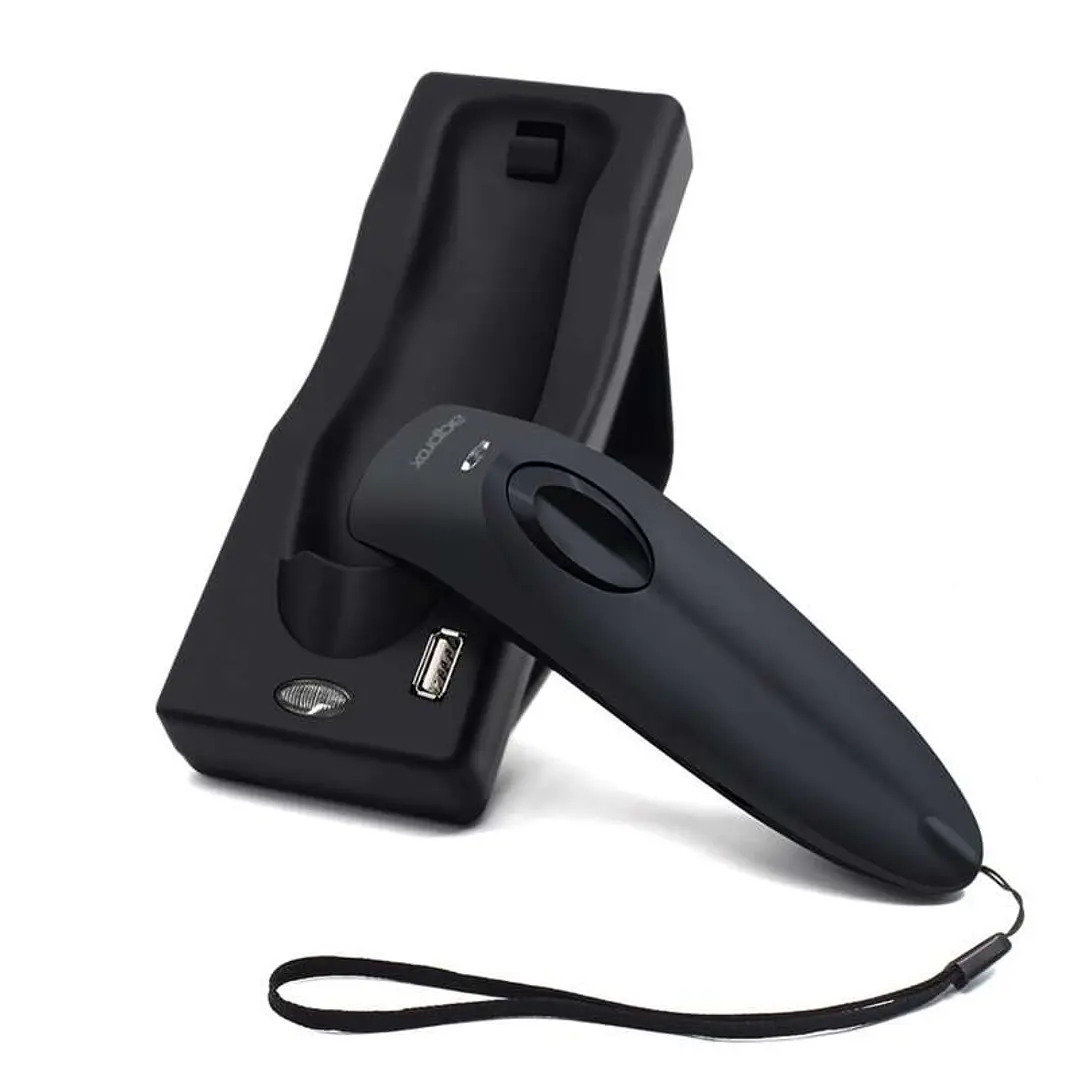 Approx Lector de Codigos de Barras Inalambrico Bluetooth RF - Indicador LED, Beeper y Vibracion  - Velocidad 30fps - Autonomia hasta 7h 1