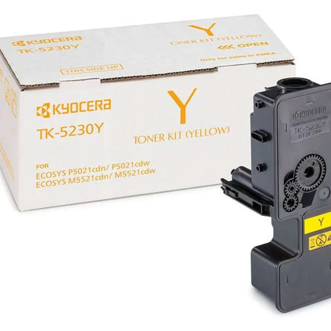 Kyocera TK5230 Amarillo Cartucho de Toner Original - 1T02R9ANL0/TK5230Y 1