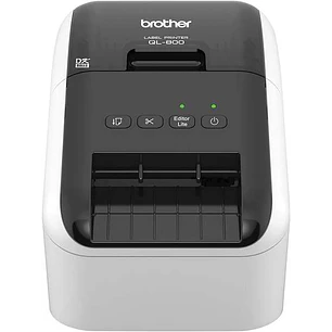 Brother QL800 Impresora Profesional Termica de Etiquetas USB - 93 Etiquetas por min. - Resolucion 300x600ppp - Impresion a Negro y Rojo - Cortador Aut