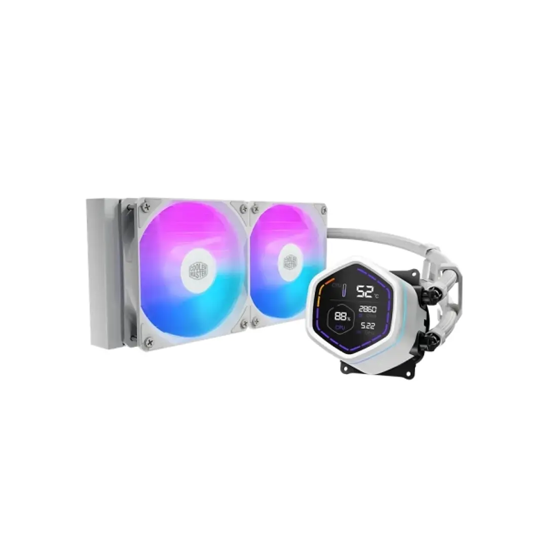 Cooler Master Masterliquid Core Nex Digital 240 ARGB Kit de Refrigeracion Liquida - Pantalla LED Digital 2,1