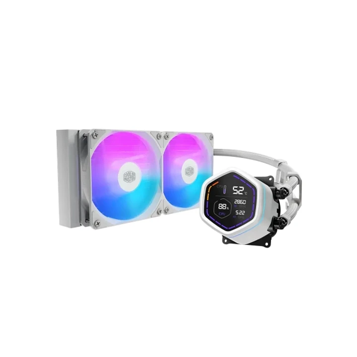Cooler Master Masterliquid Core Nex Digital 240 ARGB Kit de Refrigeracion Liquida - Pantalla LED Digital 2,1