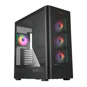Abysm Danube Sava H500 II Caja Torre ATX, ITX, Micro ATX - Lateral de Cristal Templado - 3.5