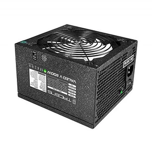 Tacens Valeo V 800M Fuente de Alimentacion 800W ATX - PFC Activo - Ventilador 140mm de 12dB - 80 Plus Silver - Cableado Modular - 158x150x86mm - Color