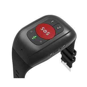 Leotec Senior Smart Band 4G - Geolocaliza en Tiempo Real - Localizacion por Medio de Redes WiFi y LBS - Monitor de Ritmo Cardiaco, Podometro, Tensiome