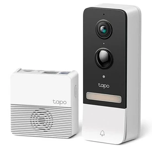 TP-Link Tapo D230S1 Timbre Inteligente con Video 2K 5MP - Vision Nocturna - Angulo de Vision de 160º - Bateria de Larga Duracion - Sonido Bidirecciona