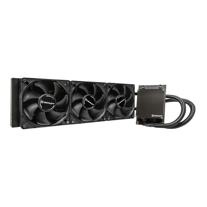 Unykach Aquasphere PRO 360 TRX4 Kit de Refrigeracion Liquida - 3 Ventiladores de 120mm y 2000RPM - Diseñada Para Procesadores TR4 de Alta Potencia con 1