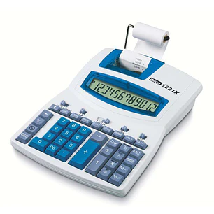 Ibico 1221x Calculadora Semi-Profesional Pantalla LCD 12 Digitos - Impresion a 2 Colores - Velocidad de Impresion 2.4 Lineas por Segundo - Teclado Pro