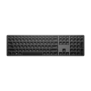 HP 975 Teclado Inalambrico Dual?Mode - Bluetooth + 2.4GHz - Retroiluminacion Inteligente Ajustable - Conecta hasta 3 Dispositivos - 20+ Teclas Program