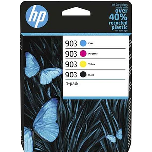 HP 903 Pack de 4 Cartuchos de Tinta Originales - 6ZC73AE
