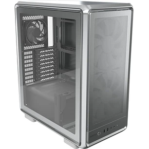 Cooler Master Masterframe 500 Caja Torre E-ATX - Ventana Lateral - Paneles Intercambiables - 2 Ventiladores de 200mm Frontales - Rejilla Metal-Mesh - 