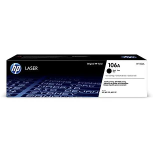 HP W1106A Negro Cartucho de Toner Original - 106A