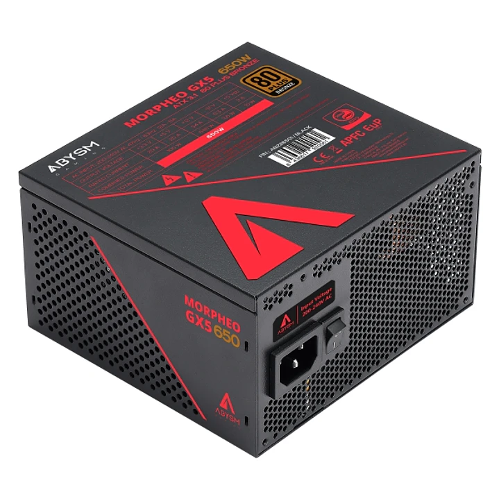 Abysm Morpheo GX5 650W Fuente de Alimentacion 80 Plus Bronze 650W ATX 3.1 - Ventilador 120mm 1