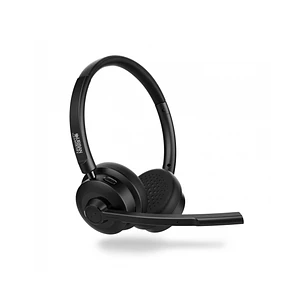Urban Factory Movee Auriculares Supraaurales de Diadema para Conferencia - Bluetooth 5.3 - Color Negro