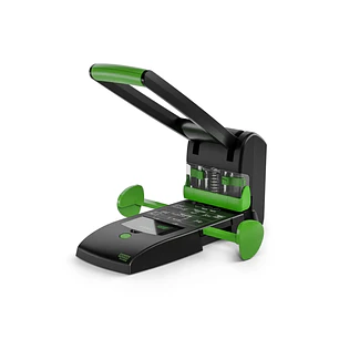 Novus B 2200 re+new Perforadora para Gruesos - Fabricado con Plastico Reciclado - Hasta 200 Hojas - Perforacion de 2 o 4 Agujeros