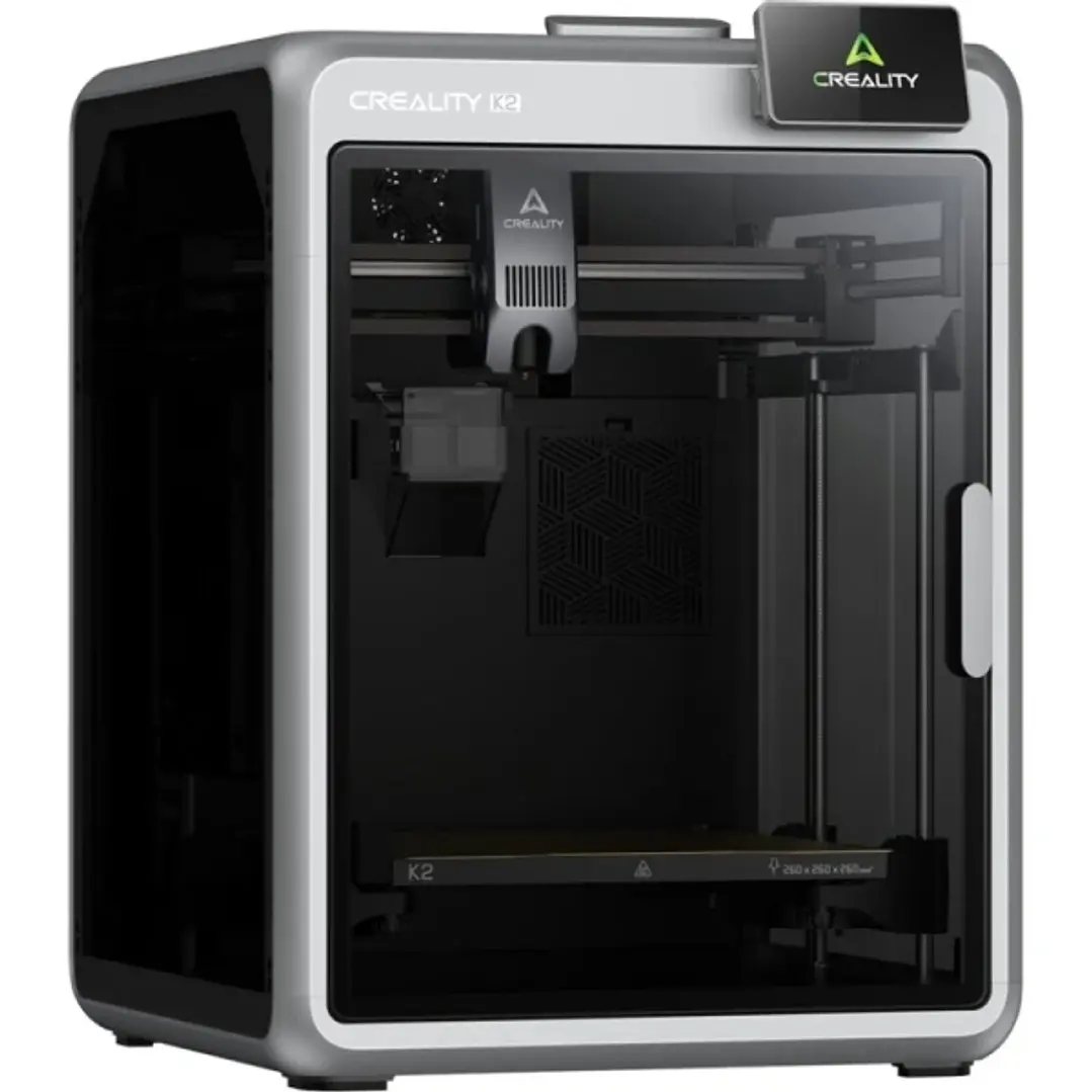 Creality K2 Pro Impresora 3D Cerrada - Volumen de Impresion 26x26x26cm - Cuerpo de Aluminio Aeroespacial - Interfaz de Usuario Inteligente - Velocidad 1