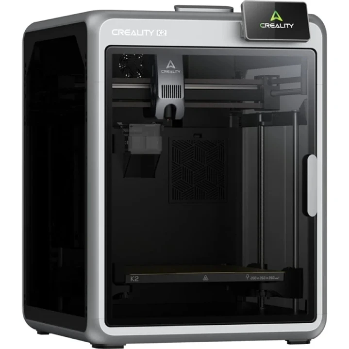 Creality K2 Pro Impresora 3D Cerrada - Volumen de Impresion 26x26x26cm - Cuerpo de Aluminio Aeroespacial - Interfaz de Usuario Inteligente - Velocidad 1