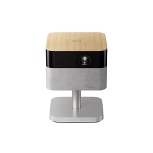 Epson Lifestudio Flex Plus EF-72 Proyector 4K PRO-UHD - 1000 Lumenes - Sistema de Sonido Bose - WiFi, Bluetooth, Android TV, HDMI, USB - Color Roble