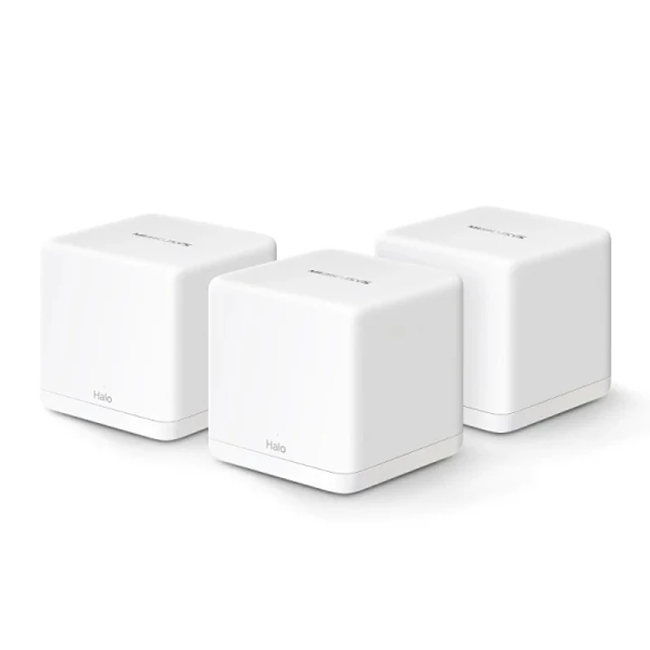 Mercusys Halo H60X Sistema Wi-Fi 6 Mesh AX1500 Doble Banda - 3 Unidades Halo - Cobertura hasta 550 m² - Color Blanco 1