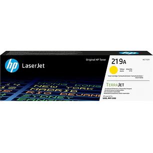 HP W2192A Amarillo Cartucho de Toner Original - 219A