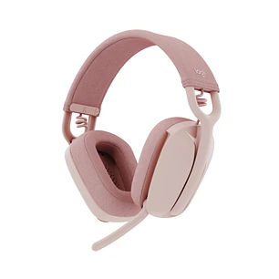 Logitech Zone Vibe 100 Auriculares Inalambricos - Bluetooth 5.2 - Alcance 30 metros - 2 Microfonos - Color Rosado