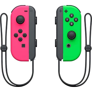 Nintendo Set de 2 Mandos Joy-Con Izquierdo/Derecho para Nintendo Switch - Autonomia hasta 20h - Vibracion HD - Sensor de Movimiento y Acelerometro - B