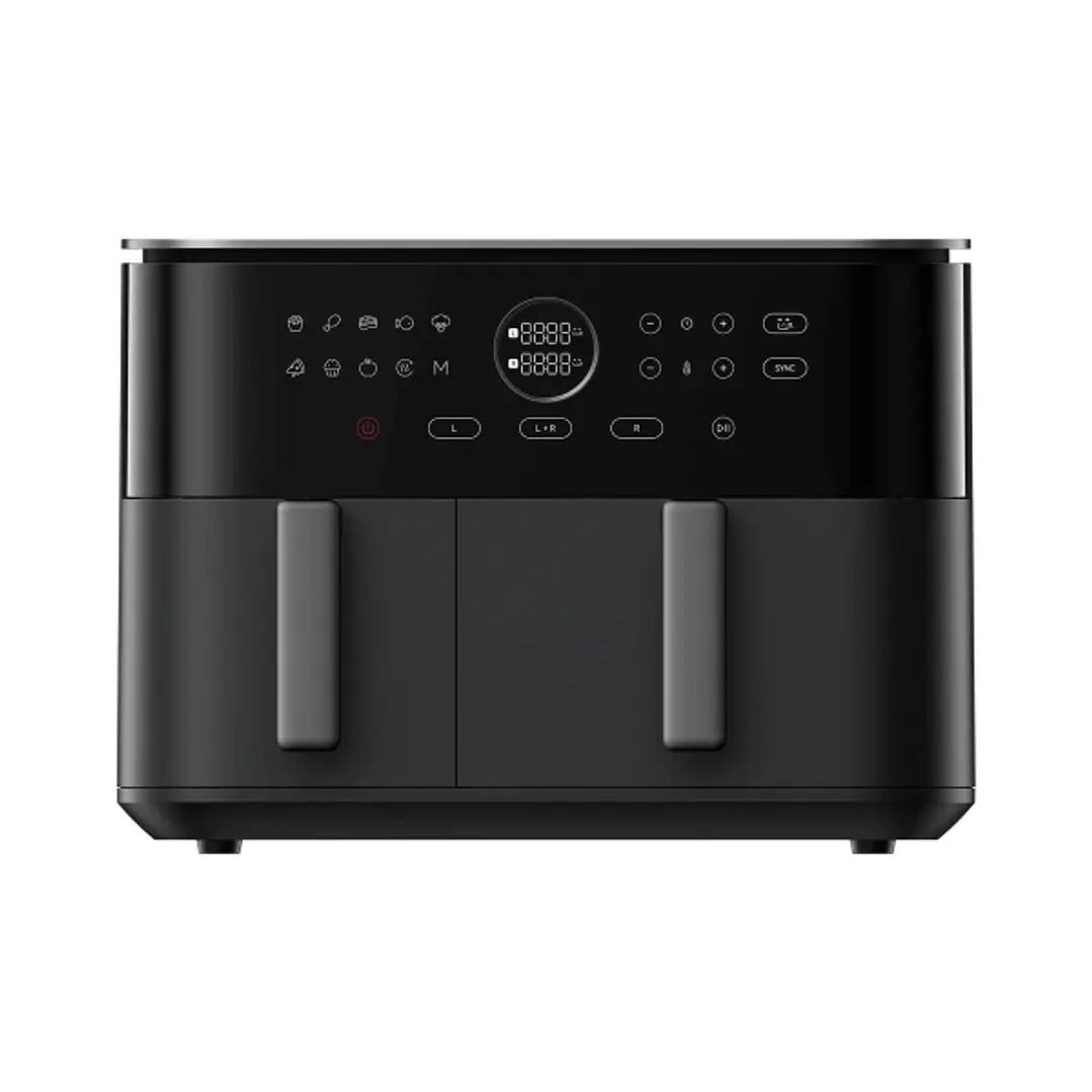 Xiaomi Dual Zone Air Fryer Freidora de Aire 10L Doble Zona 3.5L + 6.5L - Potencia 2700W con Tecnologia de Circulacion 360° - Temperatura 40230°C - Fu 1
