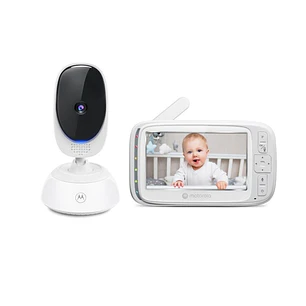 Motorola Nursery VM75 Vigilabebes con Camara - Sonidos de nanas - Comunicacion Bidireccional - Pantalla 5