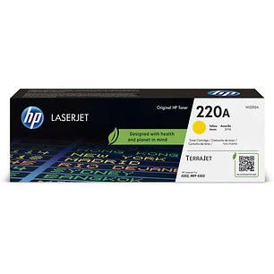 HP W2202A Amarillo Cartucho de Toner Original - 220A