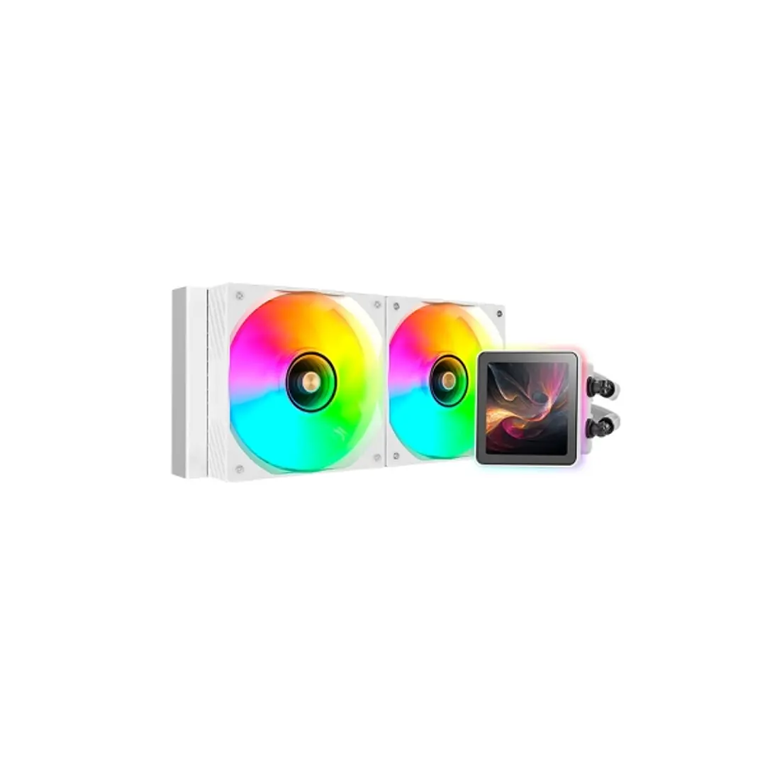 Mars Gaming ML-VISIONPRO240 Kit de Refrigeracion Liquida - Potencia 500W - Iluminacion ARGB - Bomba Opti-Chamber - Color Blanco 1