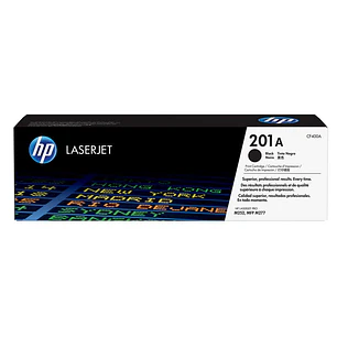 HP CF400A Negro Cartucho de Toner Original - 201A