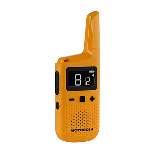 Motorola T72 Pack 2 Walkie Talkies - 16 Canales PMR446 + 121 Codigos de Privacidad- Alcance hasta 8Km - Autonomia hasta 24h - IP54