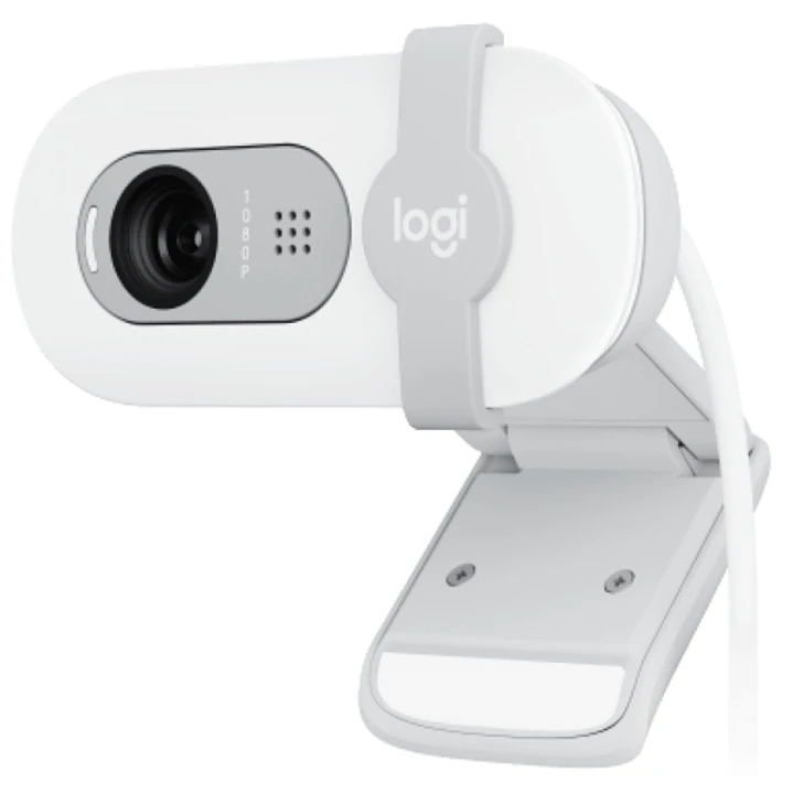 Logitech Brio 100 Webcam Full HD - 2 Megapixeles - Antirreflectante - Color Blanco Crudo 1