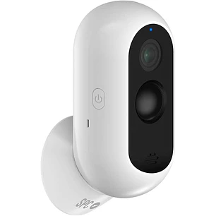 SPC Camara de Seguridad Inalambrica con Bateria - 9600 Mah - Wifi - Interior y Exterior - Resistente a la Lluvia - Full HD - Vision Nocturna - Notific