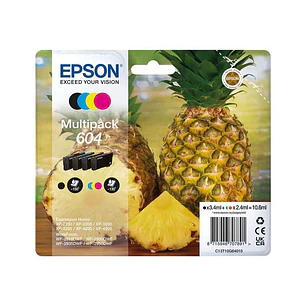 Epson 604 Pack de 4 Cartuchos de Tinta Originales - C13T10G64010