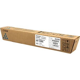 Ricoh Aficio MP-C305/MP-C305SPF Cyan Cartucho de Toner Original - 842082/841595/MPC305E