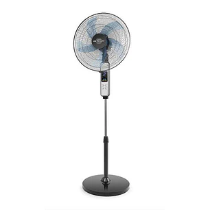 Orbegozo Ventilador de Pie Abc Ventilador de Pie con 5 Aspas y 3 Velocidades - Modos Normal, Brisa y Noche - Oscilante y Regulable en Altura - Tempori