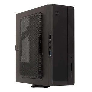 Unykach UK1007 Caja Torre Mini-ITX - Fuente de Alimentacion 150W Incluida - Tamaño Disco Soportado 2.5