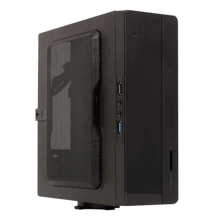 Unykach UK1007 Caja Torre Mini-ITX - Fuente de Alimentacion 150W Incluida - Tamaño Disco Soportado 2.5