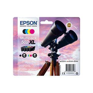 Epson 502XL Pack de 4 Cartuchos de Tinta Originales - C13T02W64010