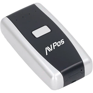 AVPos Lector de Codigos Portatil BT01 - Codigos 1D, 2D y QR -  Bluetooth - 1000mAh - Color Negro