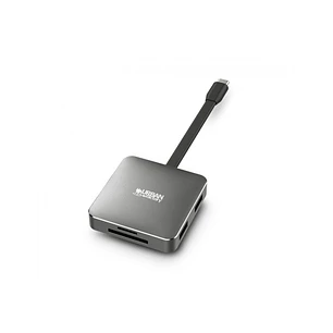 Urban Factory Hubee Light Mini HUB - USB-C Macho - USB-A/HDMI/SD/MSD Hembra - 100W PD - Color Gris Metal