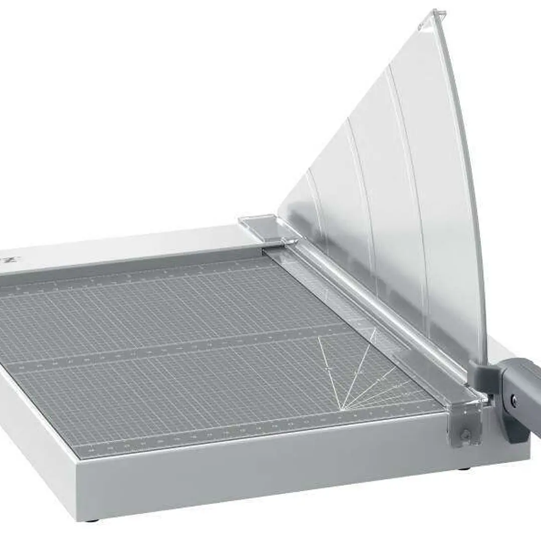 Leitz Precision Home A4 Guillotina de Papel A4 - Corta hasta 8 Hojas - Cuchilla de Acero Inoxidable Templado - Compacta y Ligera - Color Gris Antracit 1