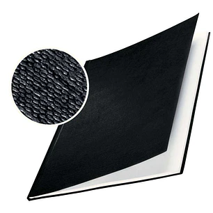 Leitz Pack de 10 Tapas Rigidas Impressbind 7mm - Capacidad de 36-70 Hojas A4 - Encuadernacion de Alta Calidad - Exterior Superficie de Lino Lacada - P