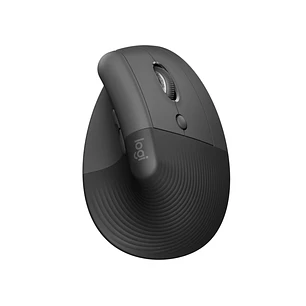 Logitech Lift Raton Vertical Bluetooth e Inalambrico USB 4000dpi - 5 Botones - Uso Diestro - Color Negro/Gris